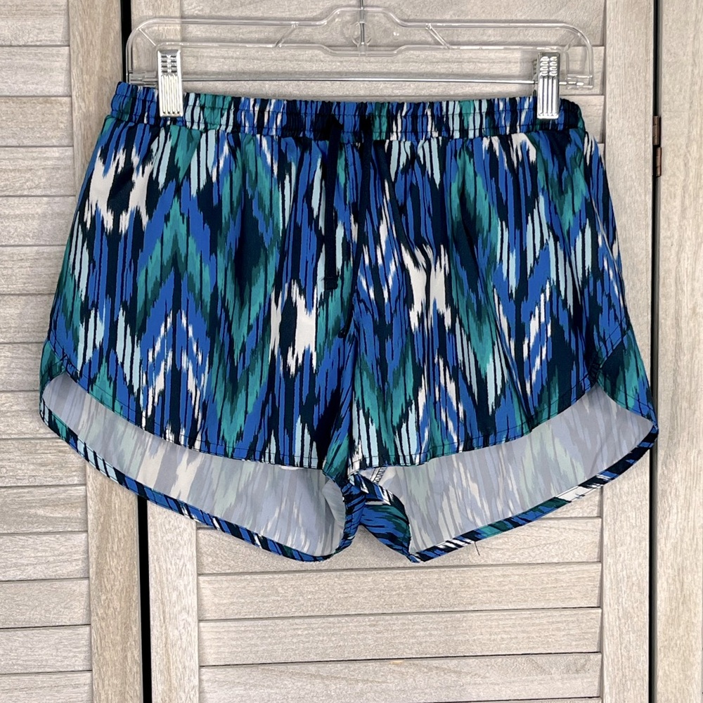 OLD NAVY Active Go-Dry Shorts Blue/Multi-Medium